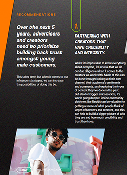 Male Influencers Report