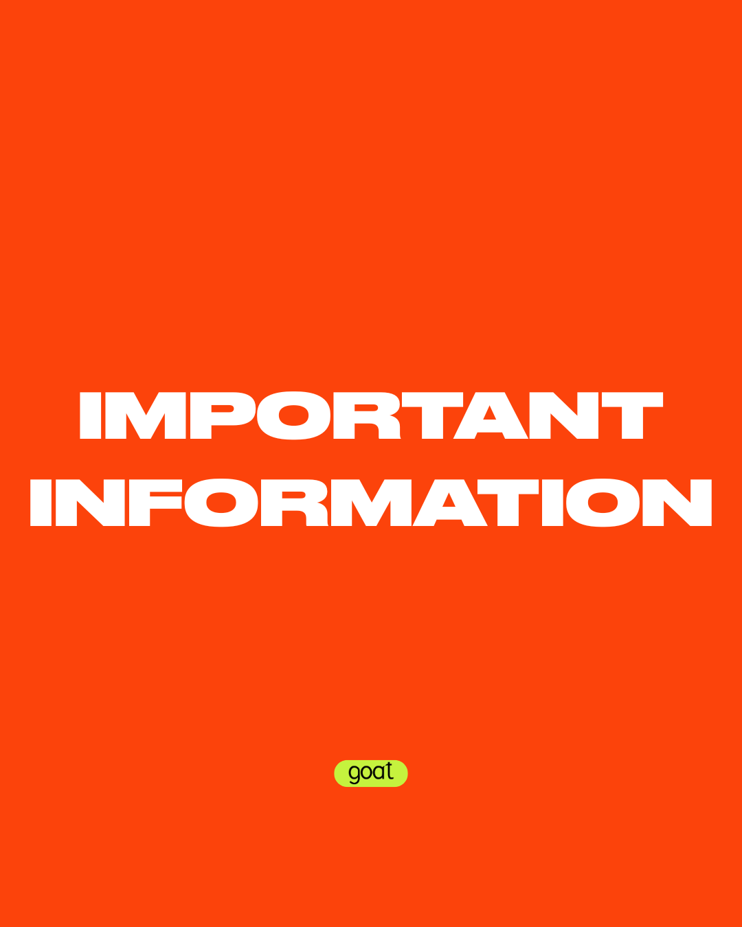 Information on the fraudulent texts claiming to be from The Goat Agency