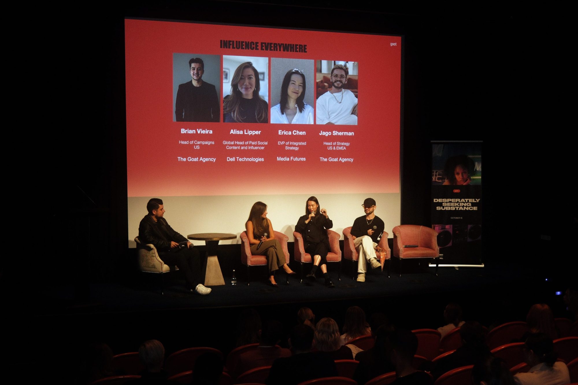 The Goat Agency's event "desperately seeking substance"