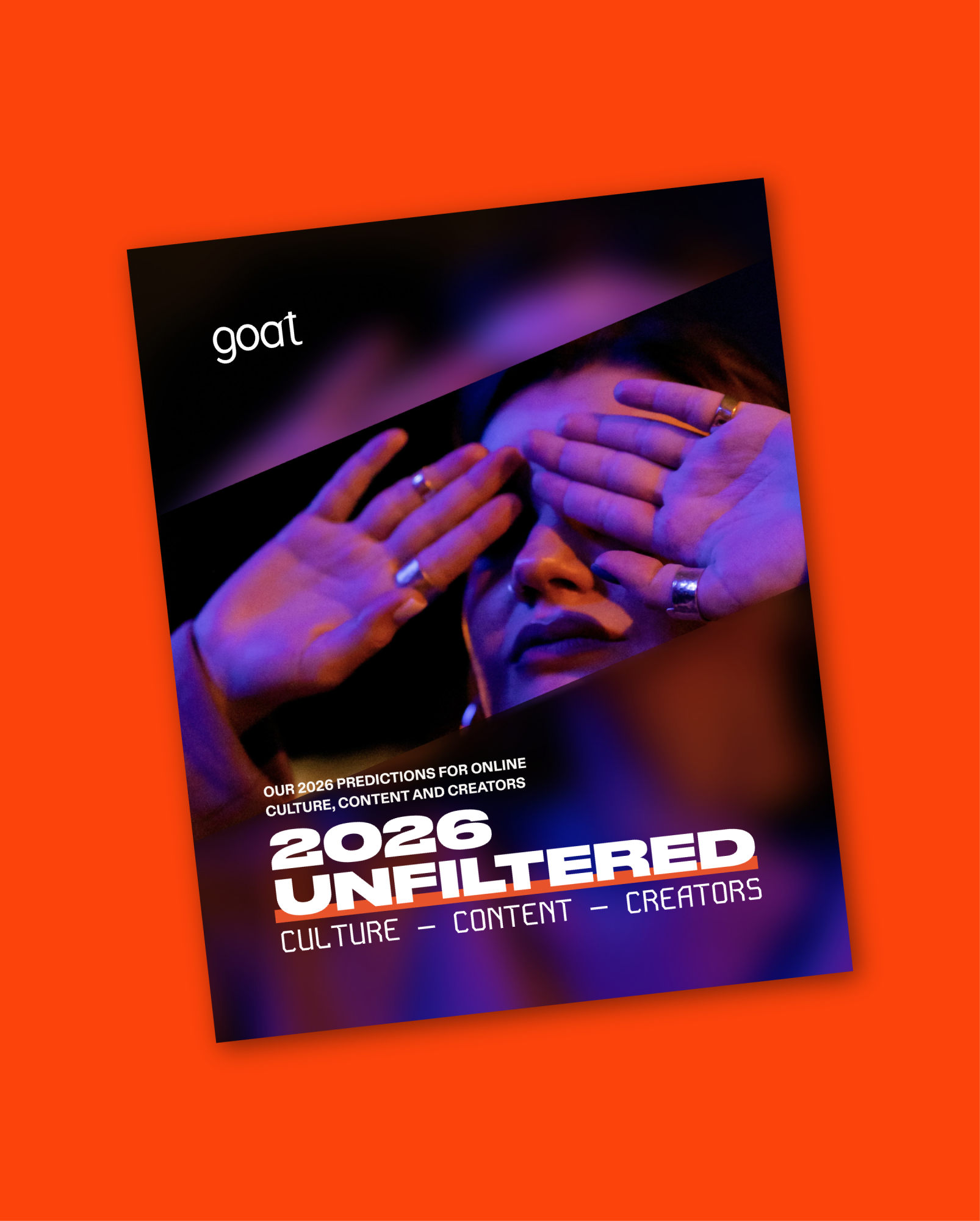 2026 Unfiltered: Influencer Marketing Trends Predictions Report (Front Cover)