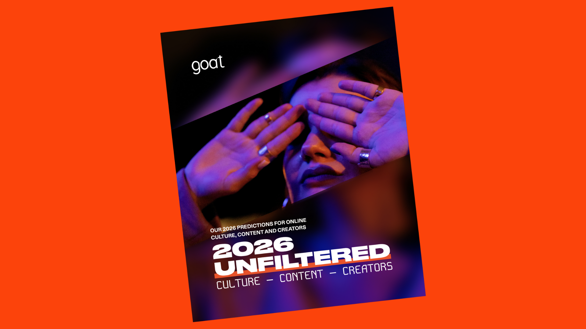 2026 Unfiltered: Influencer Marketing Trends Predictions Report (Front Cover)
