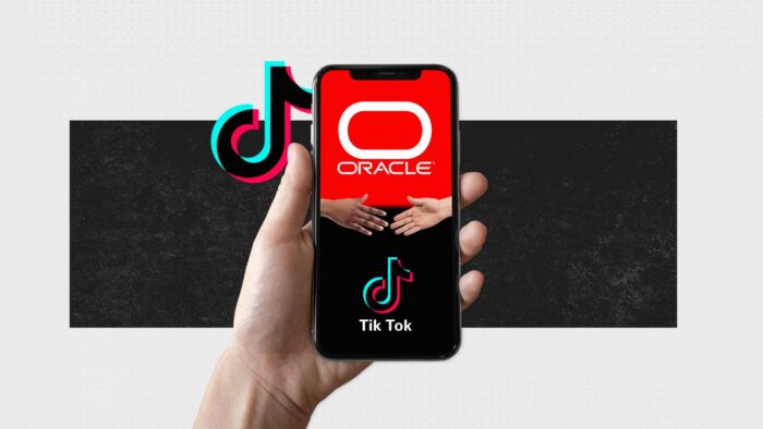 Tiktok Deal With Oracle Shown On A Mobile Phone