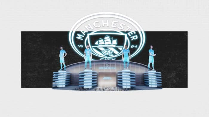 Manchester City Stadium Mock-Up Using The Metaverse