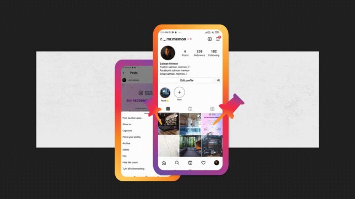 Instagram Screen On A Mobile With Pin Shaped Cartoons To Illustrate New Pin Feature Instagram Is Testing