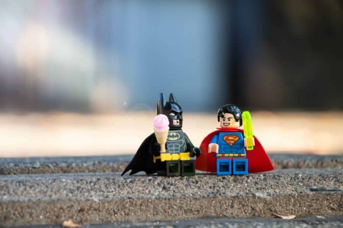 Small Lego Batman And Superman Characters