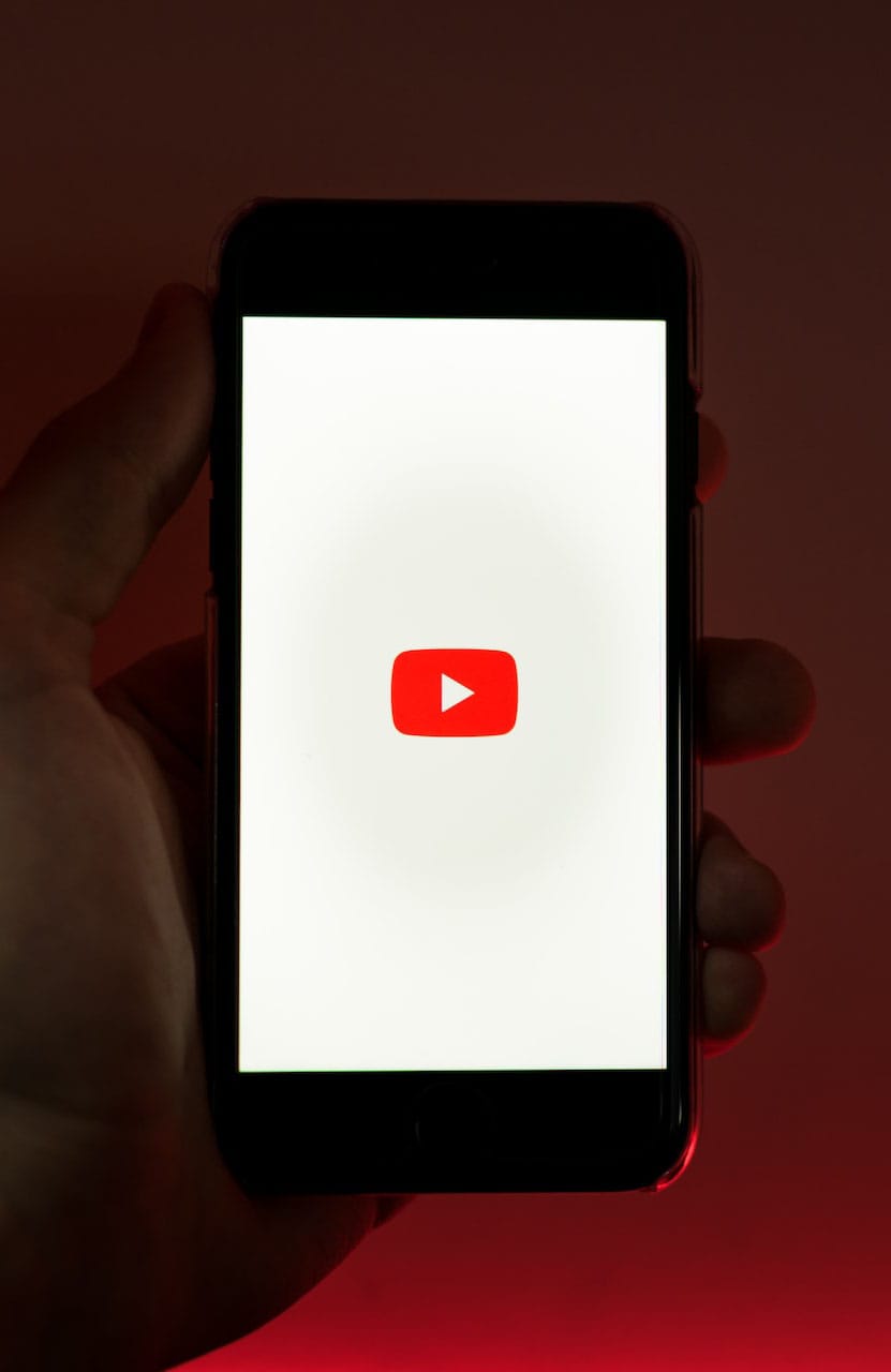 YouTube app screen as seen on a smart phone screen