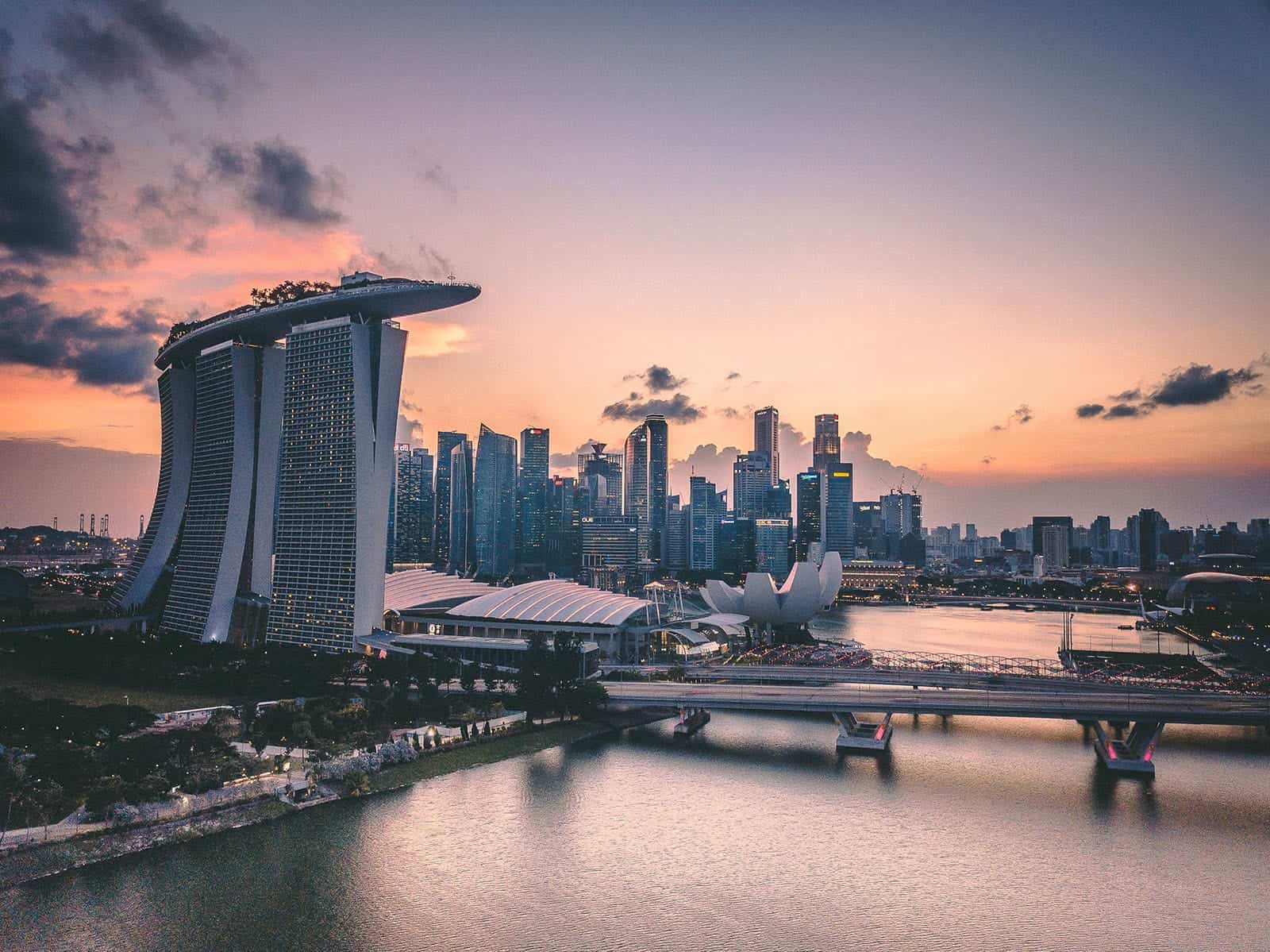 Photo of Singapore city skyline