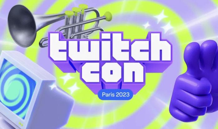 Twitch Con Paris 2023 Promotional Image Where They Annouced Twitch Stories And Discover Feed.