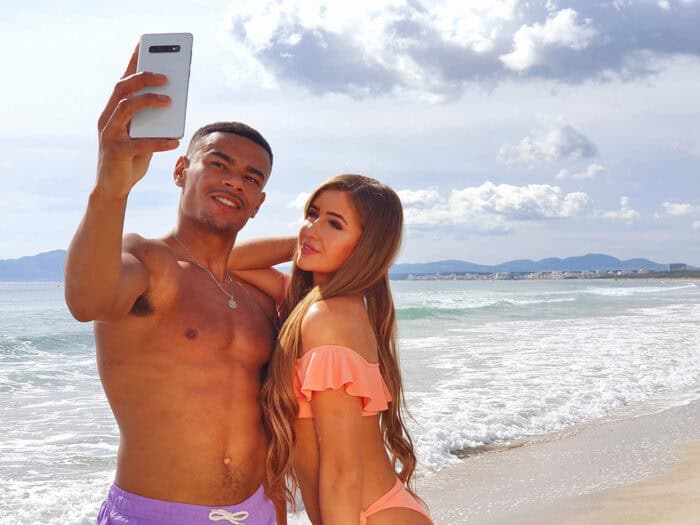 Image Of Love Island Influencers (Wes Nelson And Georgia Steel)